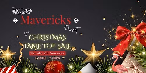 Christmas table top sale!