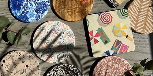 Summer Craft Night: DIY Printed Coasters