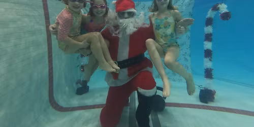 Westside Family YMCA's Under Water Pictures with Santa