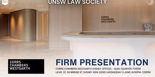 Corrs Chambers Westgarth Firm Presentation