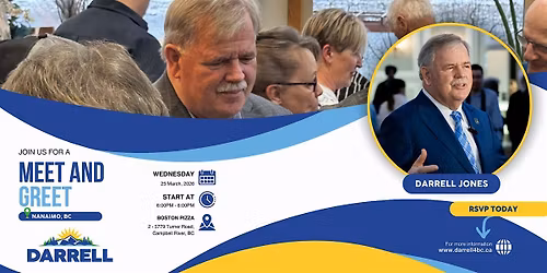 Nanaimo Meet and Greet with Darrell Jones