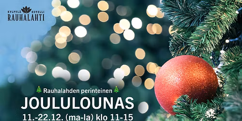 Rauhalahden perinteinen joululounas