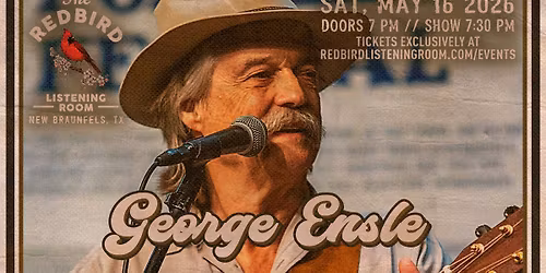 George Ensle @ The Redbird - 7:30 pm