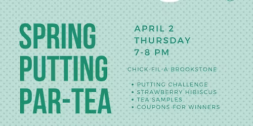 Spring Putting Contest Par-Tea