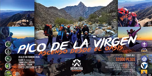 Pico de la Virgen, ascenso desde Oasis