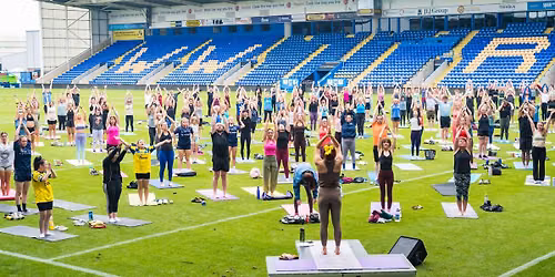 Sunrise Yoga at the Stadium — Halliwell Jones Stadium
