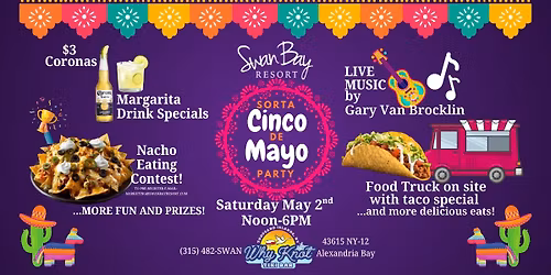 \ud83e\ude85 Sorta Cinco at Swan Bay \ud83c\udf79\ud83c\udf2e (FREE + Open to All!)