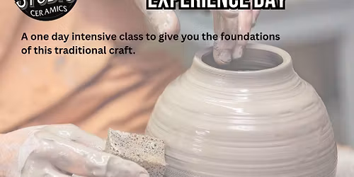 Pottery Wheel Experience Day - learn to throw