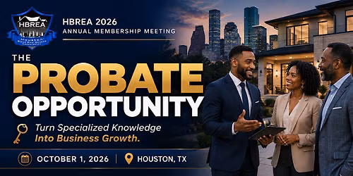 THE PROBATE OPPORTUNITY