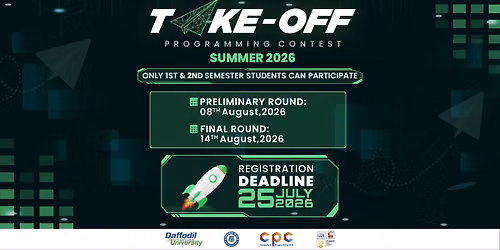 DIU Take-Off Programming Contest, Summer 2026