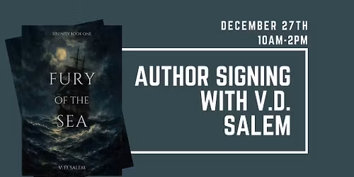 Author Signing with V.D. Salem