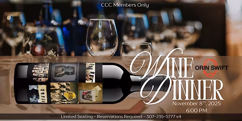 Orin Swift 5-Course Wine Dinner - FULL (Waitlist)