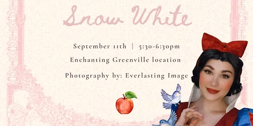 Snow White meet & photo experience \ud83c\udf4e\ud83d\udc51