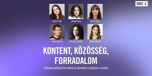 Kontent, k\u00f6z\u00f6ss\u00e9g, forradalom \u2013 Fiatalok politikai r\u00e9szv\u00e9tele \u00e9s jelenl\u00e9te a digit\u00e1lis a t\u00e9rben