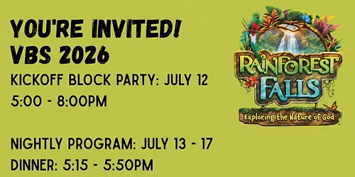 Rainforest Falls Vacation Bible School
