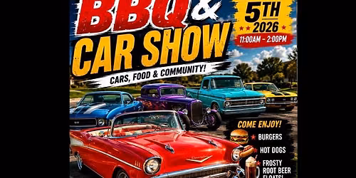 Cruise To BBQ & Car Show At A Local Retirement Community