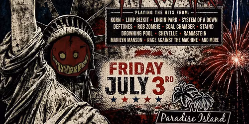 NU-METAL NIGHT @ PARADISE ISLAND