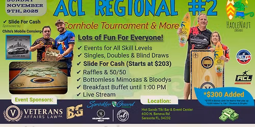 Sarasota - ACL Regional #2 - Cornhole Tournament