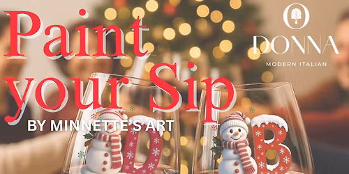 Sip & Paint - BALLITO - Wine Glass Painting- A Christmas experience!