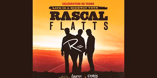 Parking Rascal Flatts with Lauren Alaina and Chris Lane