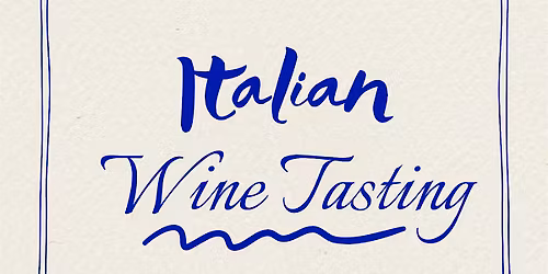 Italain Wine Tasting
