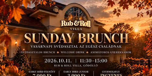 Rub & Roll Sunday Brunch