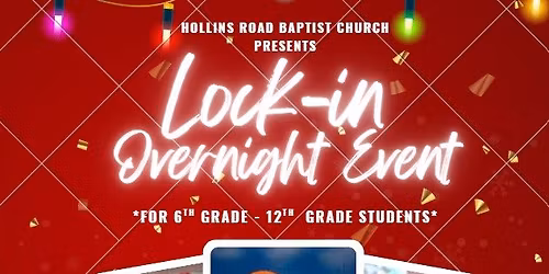 Youth Lock-In Overnight Event