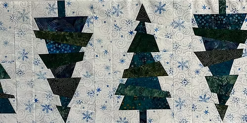 Crazy Christmas Trees Table Runner