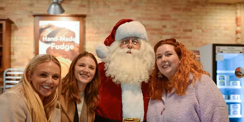 Downtown Holland Strolling Santa