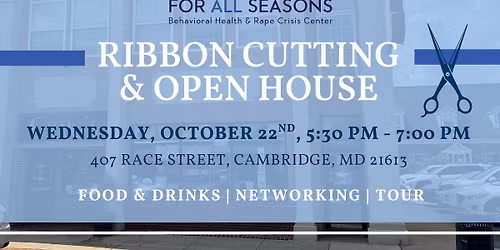 Business After Hours\/Ribbon Cutting: For All Seasons
