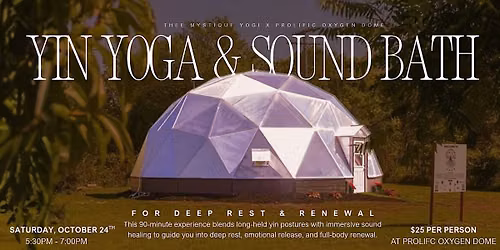 Yin Yoga & Sound Bath for Deep Rest & Renewal