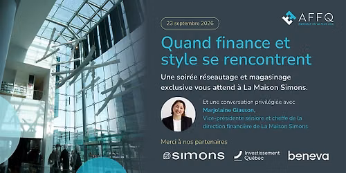 Quand finance et style se rencontrent - Entretien avec Marjolaine Giasson