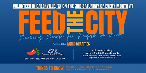 Feed The City Greenville: Making Meals for People In Need
