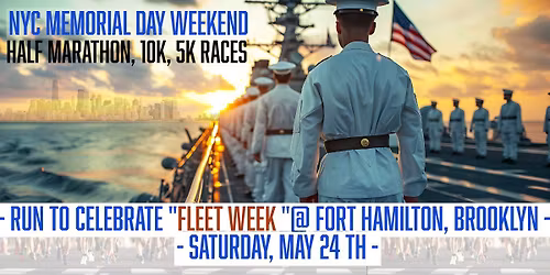 NYC Memorial Day Half Marathon, 10K, 5K 
