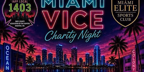 10th Annual Casino Night & Poker Tournament - Miami Vice Edition