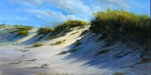 SEASIDE MORNING OIL PAINTING w\/Charlene Lehto 