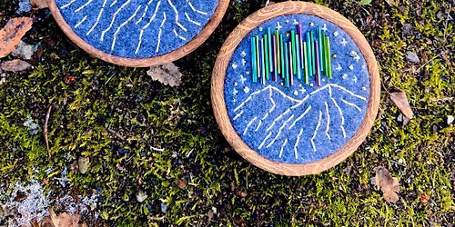  Beginner Friendly Mountain Aurora Beaded Embroidery Workshop @ 61 Degrees North Winery 6\/23