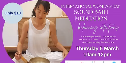 International Women's Day - Sound Bath Meditation