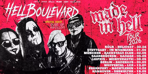 Hell Boulevard - Made in Hell Tour 2026 Berlin
