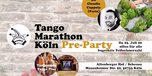 Pre-Party Carnaval de mi barrio - Tango Marathon K\u00f6ln
