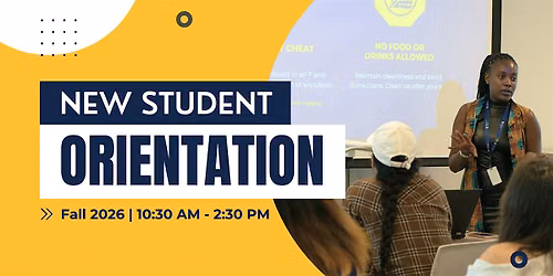 New Student Orientation-Fall 2026