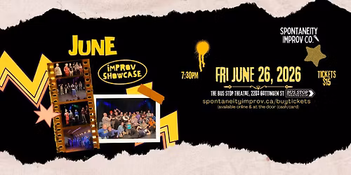 Spontaneity Improv June Showcase