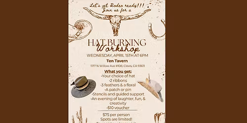 Hat Burning Workshop
