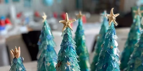 10\u201d Seaglass Christmas Tree