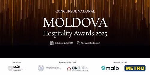 Gala festiv\u0103 \u201eMoldova Hospitality Awards - 2025\u201d