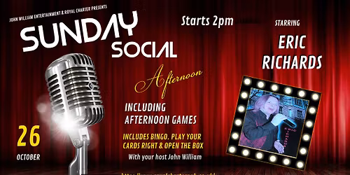 The Royal Charter Sunday Social: Eric Richards Live!