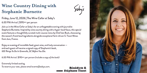 Wine Country Dining with Stephanie Burnette