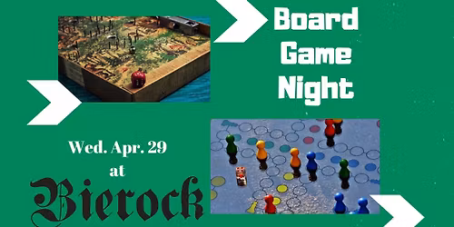 April Board Game Night at Bierock