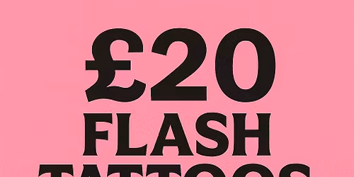 \u00a320 walk in flash tattoos