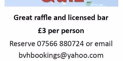 Christmas quiz for charity